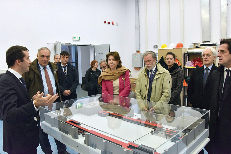 Michele Ramis, ambasador al Republicii Franceze la București, în vizită la ELI-NP Foto ELI-NP