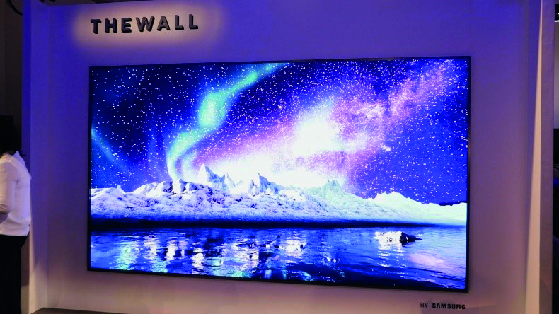 Samsung The Wall  Sursa foto: www.cnet.com