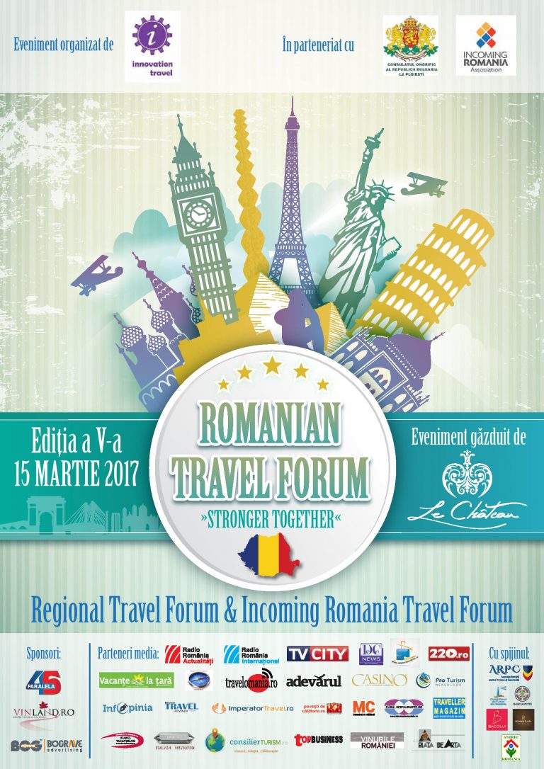 Le Château găzduieşte în 2017 ediţia regională a Romanian Travel Forum