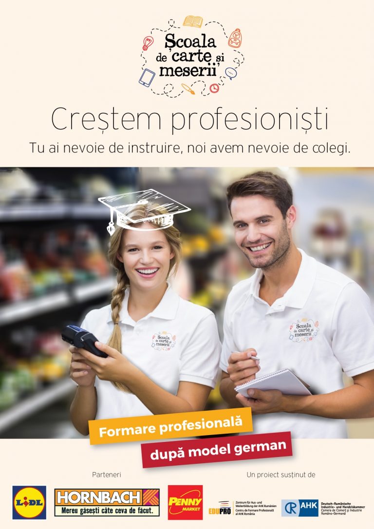 Înscrieri la școală profesională în sistem dual