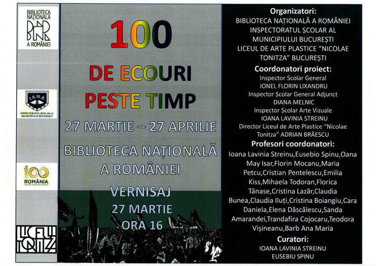 Eveniment sub egida ISMB: 100 de Ecouri peste Timp