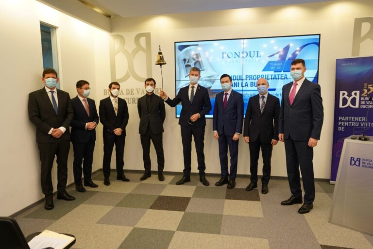 10 ANI DE REALIZĂRI IMPORTANTE PENTRU FONDUL PROPRIETATEA DE LA LISTAREA SA LA BVB