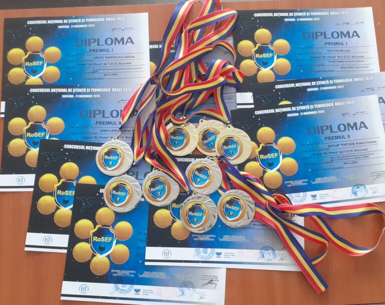 7 echipe ale Centrului Alexandru Proca s-au calificat sa participe la 3 competitii internationale de proiecte de cercetare
