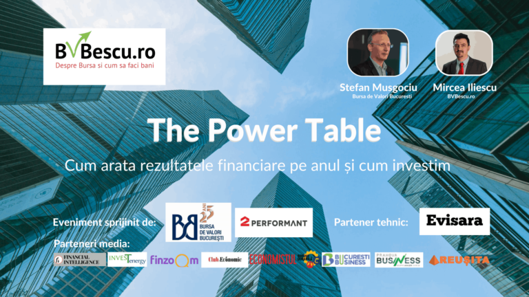 The Power Table  Cum arata rezultatele financiare pentru anul 2020 și cum investim