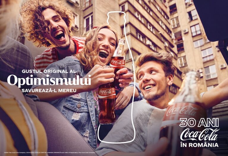 Coca-Cola sărbătorește 30 de ani de optimism pe piața locală