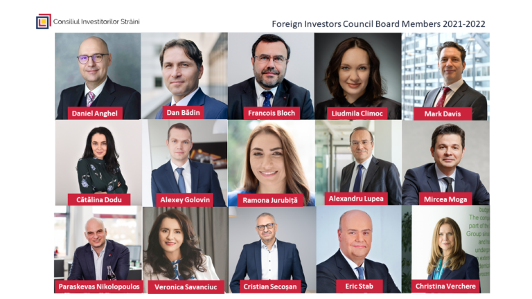 Viziunea conducerii Consiliului Investitorilor Străini pentru mandatul 2021 – 2022