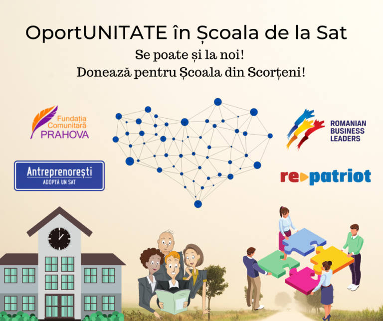 OportUNITATE în Școala de la Sat