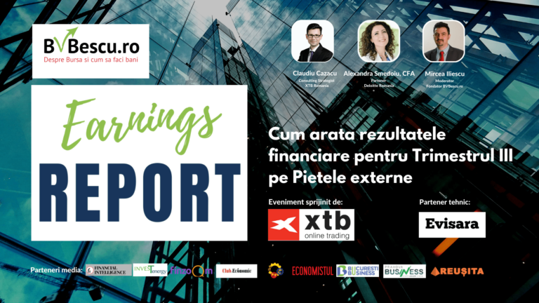 Earnings Report: Cum arata rezultatele financiare pe Pietele externe pentru Trimestrul III 2021