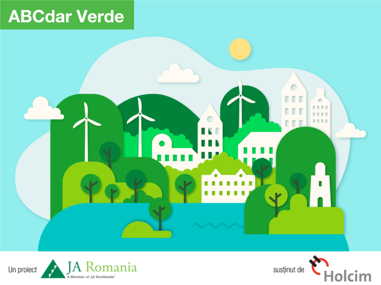 JA Romania și Holcim Romania dau startul celei de-a doua ediții a proiectului ABCdar Verde. Elevi din 18 localități vor învăța cum pot proteja mediul înconjurător