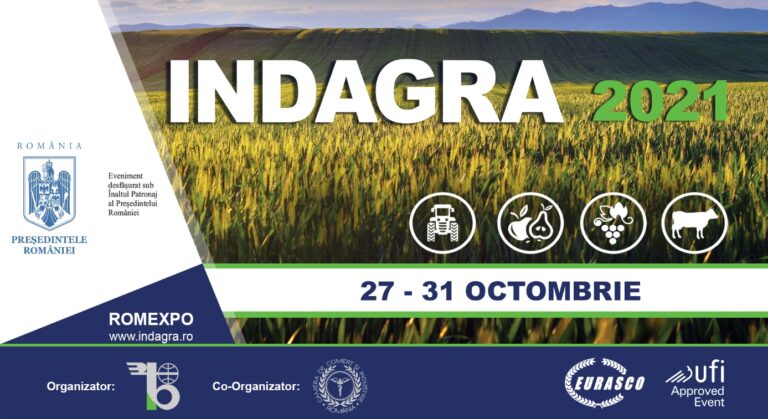 Târgul internațional Indagra 2021, la Romexpo