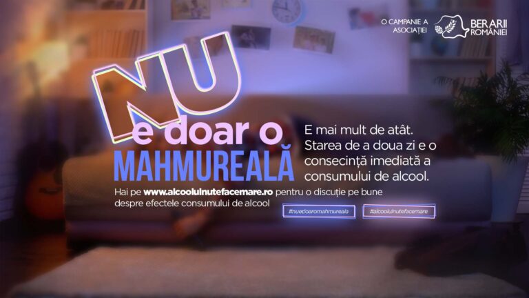 Campania Alcoolul nu te face mare, a Asociației Berarii României
