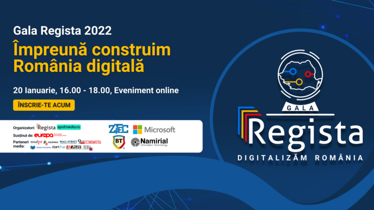 Gala Regista 2022 – Împreună construim România digitală
