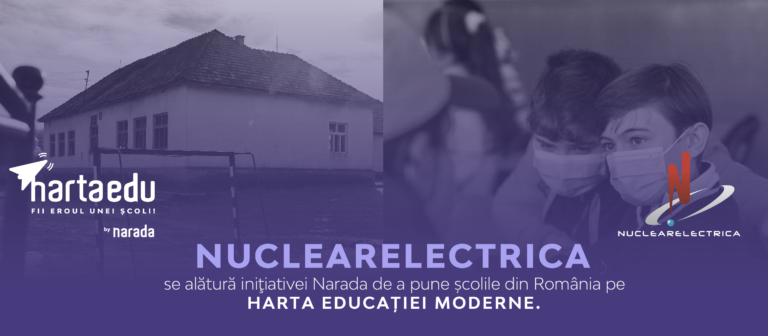 Nuclearelectrica se alătură iniţiativei Narada de a pune școlile din România pe harta educației moderne