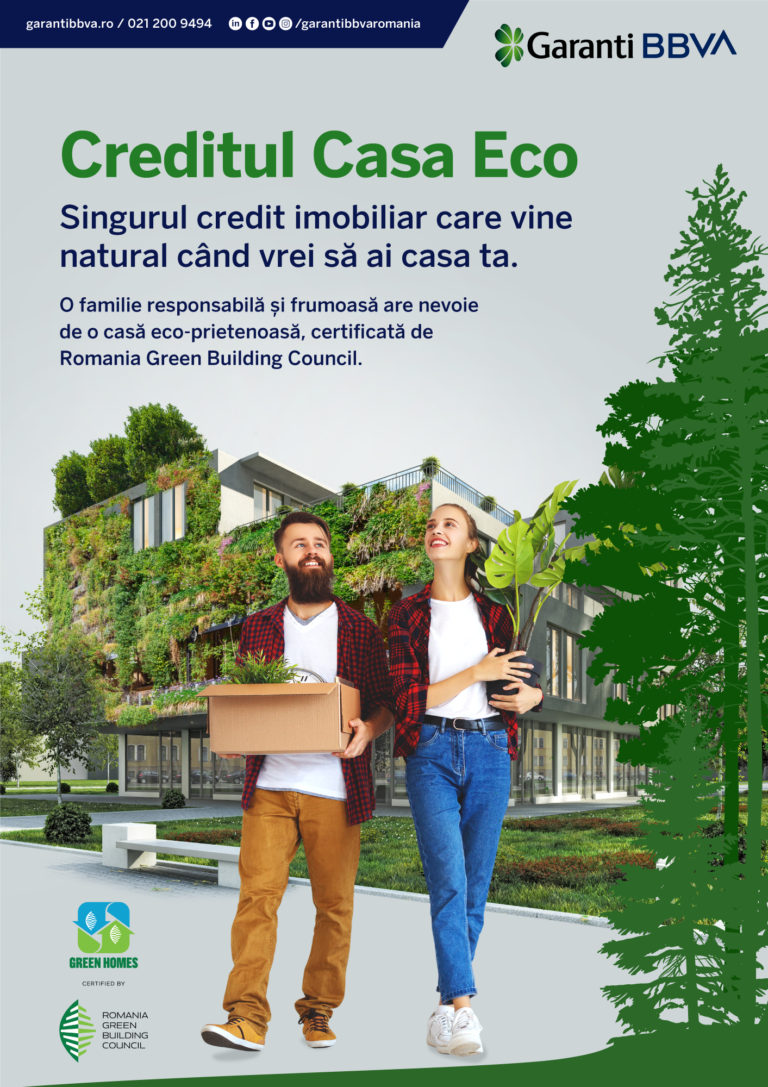 Produs financiar pentru achiziția de case verzi