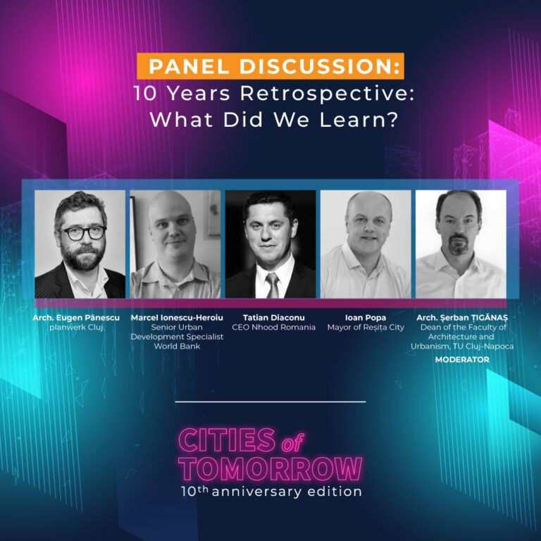 Profitați de ultimele zile în care vă puteți înregistra la Cities of Tomorrow #10!