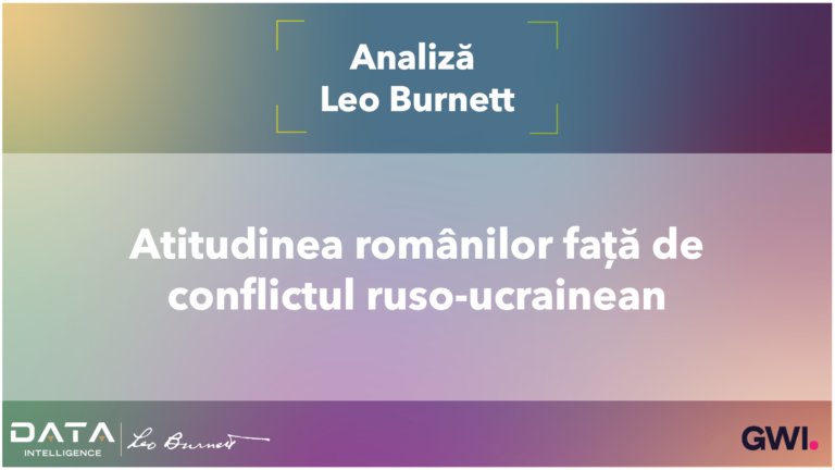 Analiză Leo Burnett: Atitudinea românilor față de conflictul ruso-ucrainean