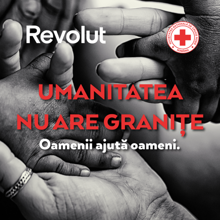 Revolut și utilizatorii săi au donat peste 10 milioane de euro pentru Crucea Roșie, în cadrul apelului pentru Ucraina