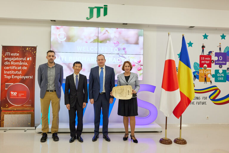 JTI premiată de MAE Japonia