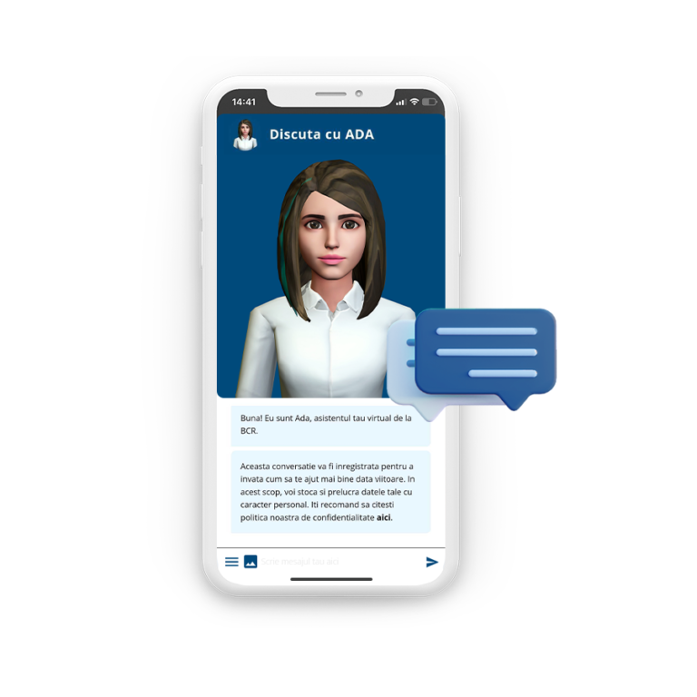BCR lansează chatbot-ul ADA