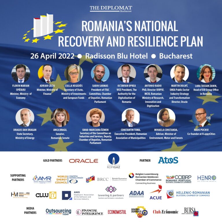 Conferinţa „PLANUL NAȚIONAL DE REDRESARE ȘI REZILIENŢĂ (PNRR) – Oportunități și acțiuni”