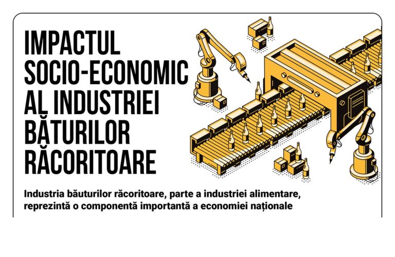 Industria băuturilor răcoritoare a contribuit cu peste 3,65 miliarde euro la economia României în perioada 2017-2020