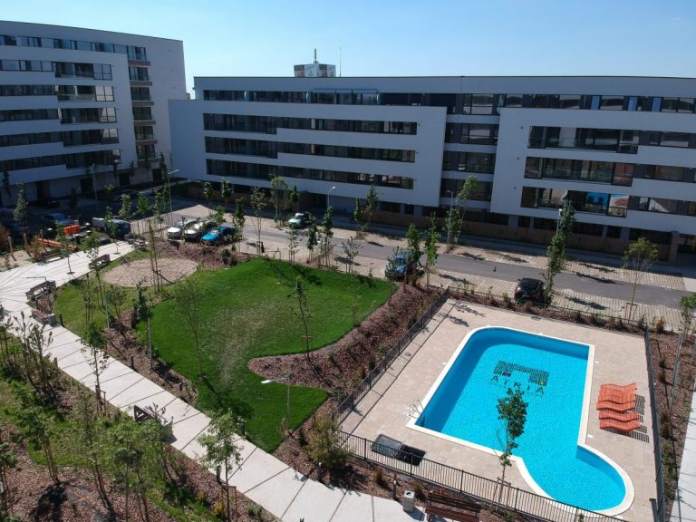 Clădiri eco-friendly în complexul Atria Urban Resort