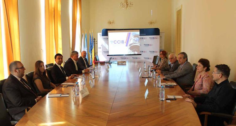 Delegație a Camerei de Comerț și Industrie Çorlu la sediul Camerei bucureștene