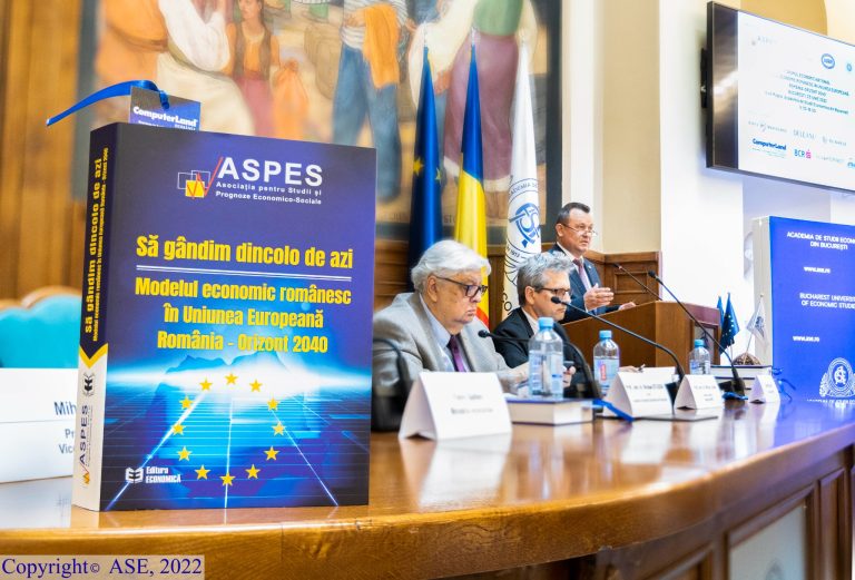 Forumul Economic Național Modelul economic românesc  în Uniunea Europeană.  România – Orizont 2040