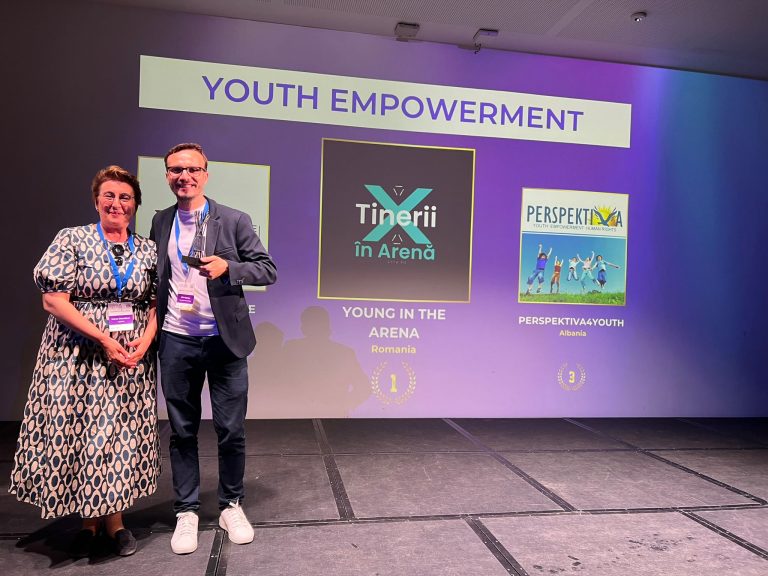 Proiectul de business Tinerii în Arenă, laureat european