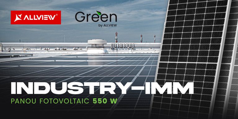 Panou fotovoltaic industrial de 550 W în portofoliul Allview Industry – IMM