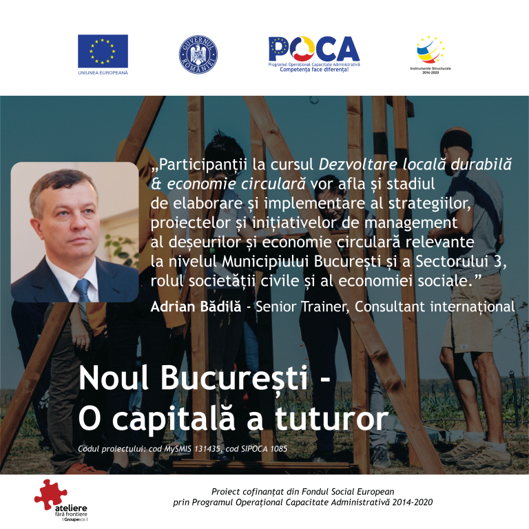 Pregătire pentru dezvoltare locală durabilă și economie circulară