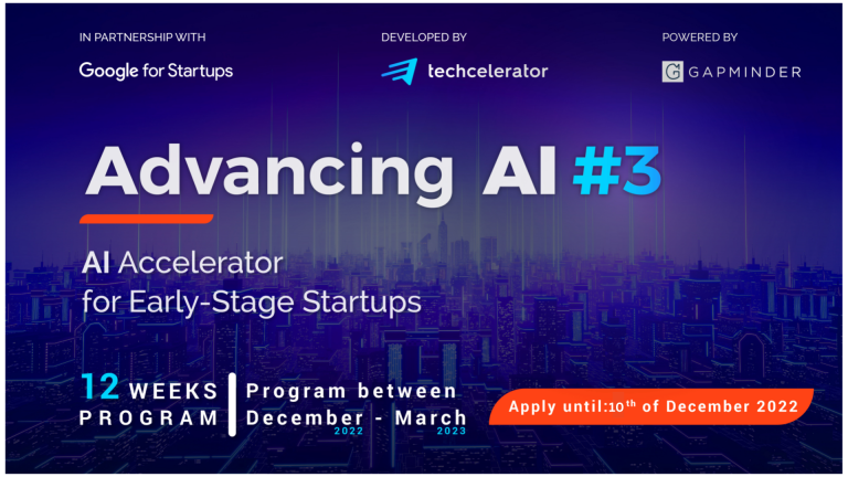 Techcelerator și Google lansează „Advancing AI #3”