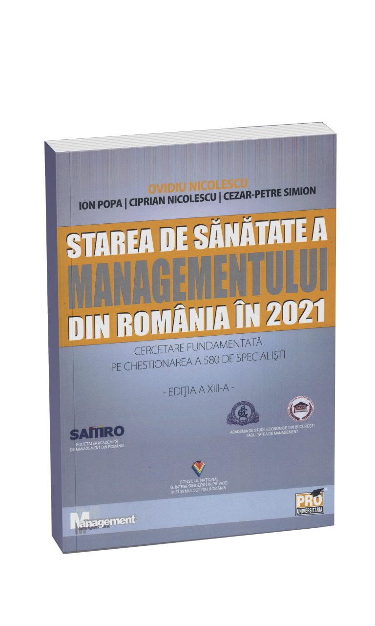 Starea de sănătate a managementului din România în 2021 – Ediția A XVII-A –