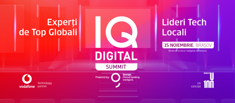 Echipa Upgrade 100, împreună cu BCR și Vodafone, îi aduc la IQ DIGITAL Summit Brașov pe consultantul Andreas Ekstrom și futurologul Matthew Griffin cu noi perspective despre digitalizare și planificare de business