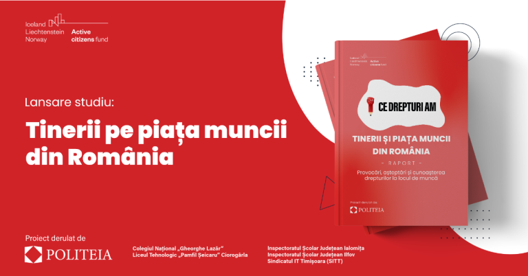 Tinerii semnalează nevoia informării asupra drepturilor la locul de muncă