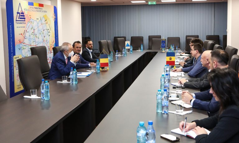 Transelectrica – întâlnire bilaterală cu oficialii Guvernului Republicii Moldova pentru  proiectele de cooperare în domeniul interconectării energetice 