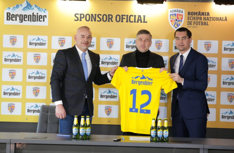 Bergenbier, noul sponsor oficial al echipei naționale de fotbal a României
