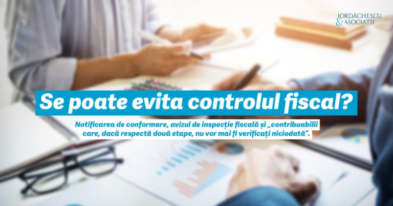 Se poate evita controlul fiscal? 