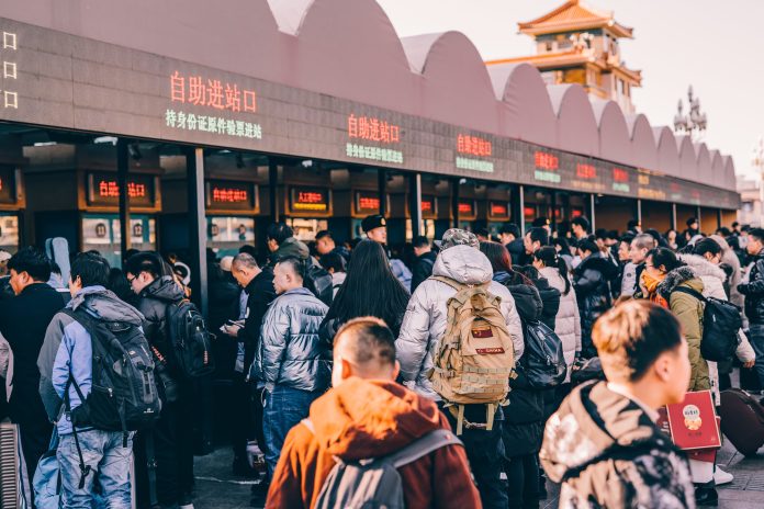 crowd, china