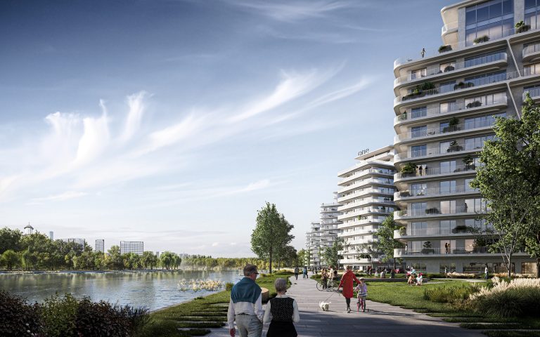 One United Properties a obținut autorizația de construire pentru peste 2.000 de apartamente în dezvoltarea One Lake District