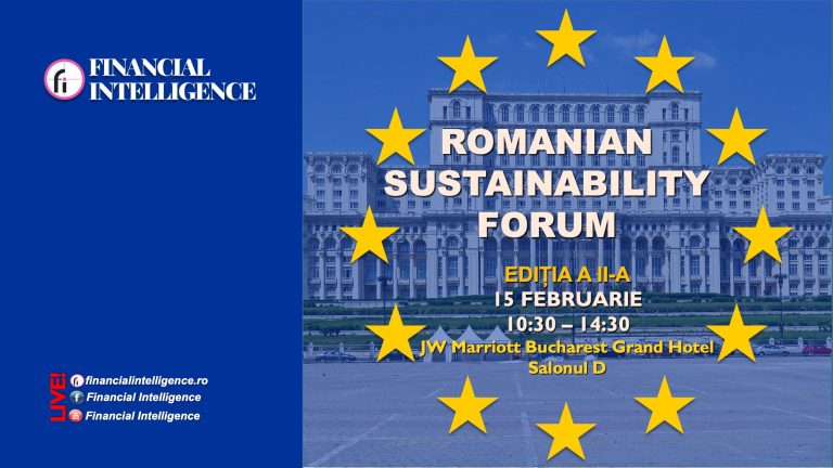 Financial Intelligence organizează, mâine, a doua ediție a evenimentului „ROMANIAN SUSTAINABILITY FORUM”
