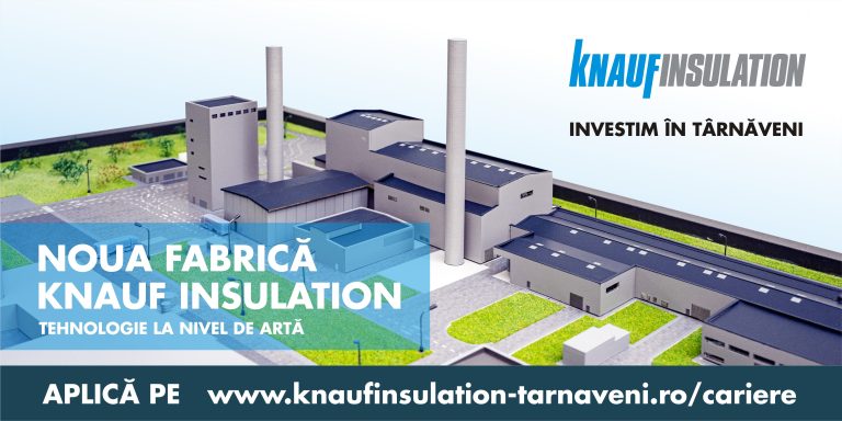 Knauf Insulation a început construcția noii fabrici din Târnăveni: Compania va angaja peste 100 de specialiști din comunitatea locală