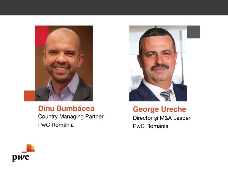 PwC România: Piaţa locală de fuziuni şi achiziţii a revenit în 2022 la nivelul pre pandemic, atingând o valoare a tranzacțiilor semnate și încheiate de 5,4 miliarde de euro