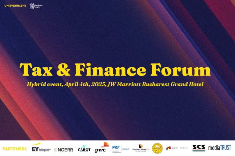 Experți din companii importante de consultanță din România vin la Tax & Finance Forum 2023, pentru prezenta cele mai importante aspecte și noutăți legislative cu impact fiscal, cât și principalele provocări pentru contribuabilii români
