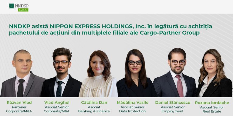 Nippon Express Holdings, Inc., asistat de NNDKP la achiziția de acțiuni Cargo-Partner Group Holding AG