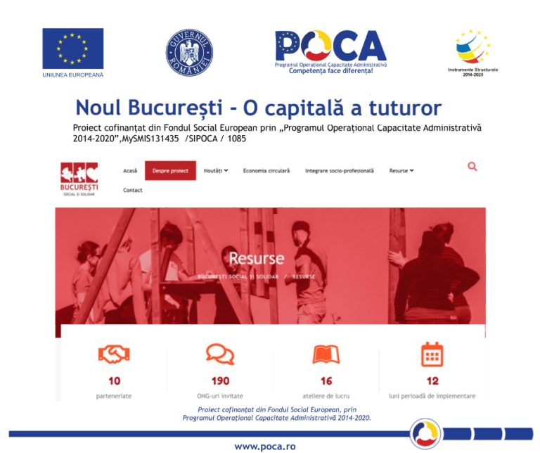 Platformă online pentru o economie socială, circulară și solidară