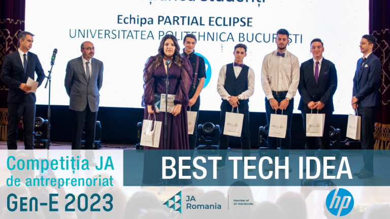 Premiu acordat de HP Inc. România, sprijin în dezvoltarea ideii de afaceri a unor studenți