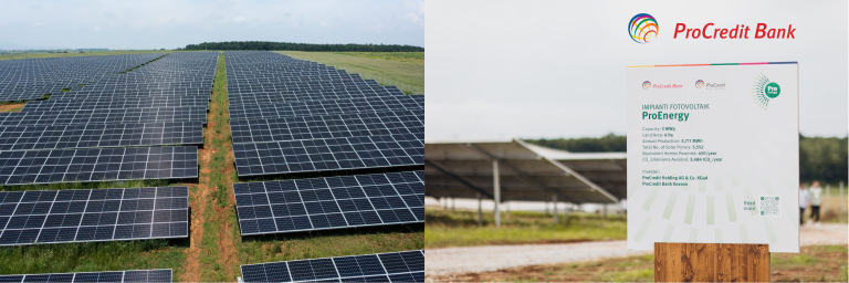 ProCredit inaugurează propriul parc solar, în Kosovo