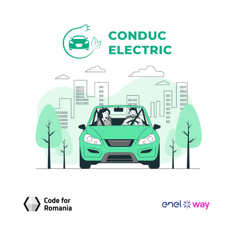 „Conduc electric”, o nouă platformă de la Code for Romania, în parteneriat cu Enel X Way România, privind mobilitatea electrică
