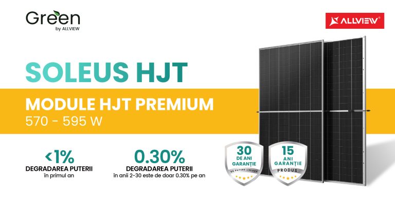 Tehnologie premium în noua gamă de panouri fotovoltaice Allview Soleus